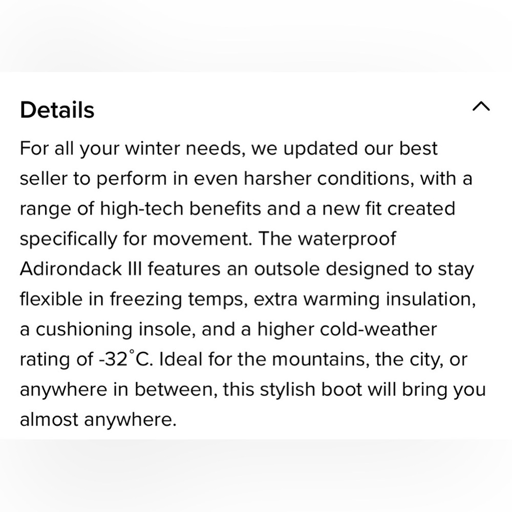 Ugg Adirondack Lll Boot Size 9 New - image 4